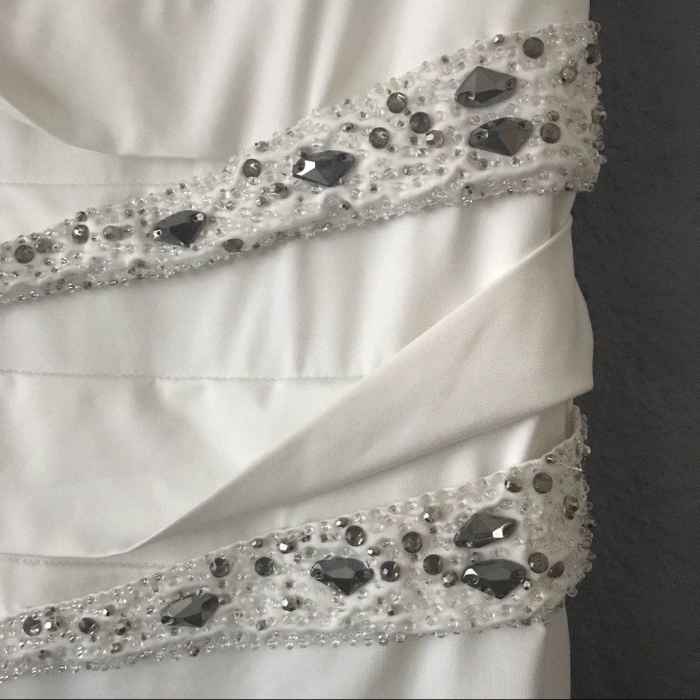 14. Nikibiki Embellish Strapless Mini Dress S - Picture 3 of 7